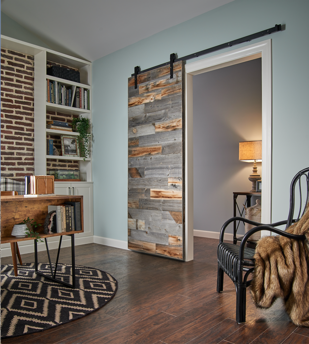Stikits Interior Barn Door entry