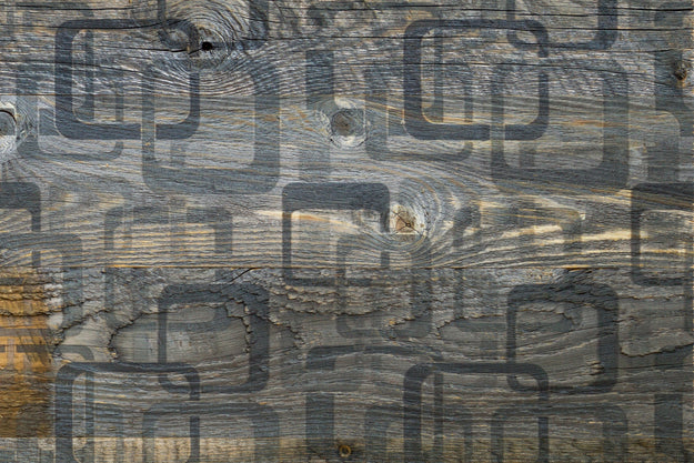 Weathered Mod Squad peel and stick wood