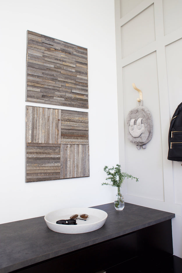modern wood wall art